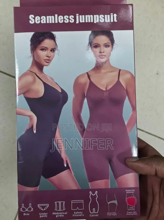 Women's Seamless Full-Body Shapewear Jumpsuit - 1