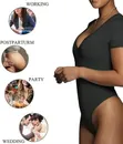 Women's Short Sleeve Bodysuit - 1