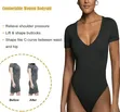 Women's Short Sleeve Bodysuit - 3