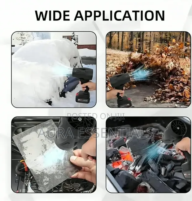 Cordless Heavy-Duty Leaf Blower (Turbo Jet) - 1