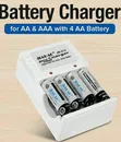 Jiabao JB-212 Digital Battery Charger with 4 AAA Batteries - 3