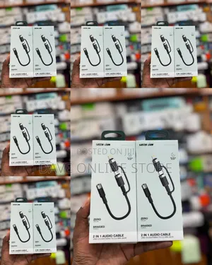 Green Lion 2-in-1 USB-C/Lightning to 3.5mm Audio Cable