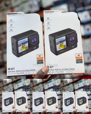 Porodo Go Act UHD Dual Display Action Camera