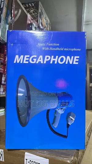 Portable 50W Megaphone Speaker with USB/SD MP3 Player & Recording