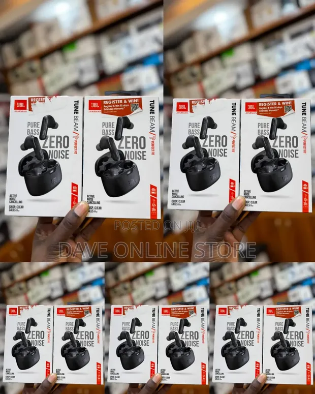 JBL Tune Beam True Wireless Noise-Cancelling Earbuds - 1