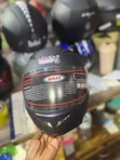 Black Full-Face Motorcycle Helmet - 2