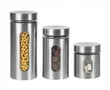 Stainless Steel Kitchen Canister Set with Viewing Window - 3