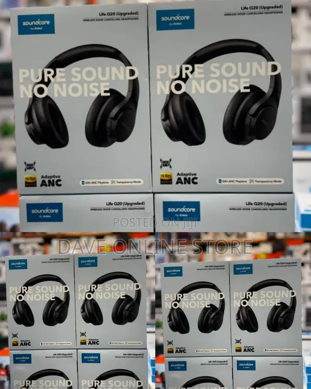 Soundcore Life Q20 (Upgraded) Hybrid ANC Wireless Headphones - 1
