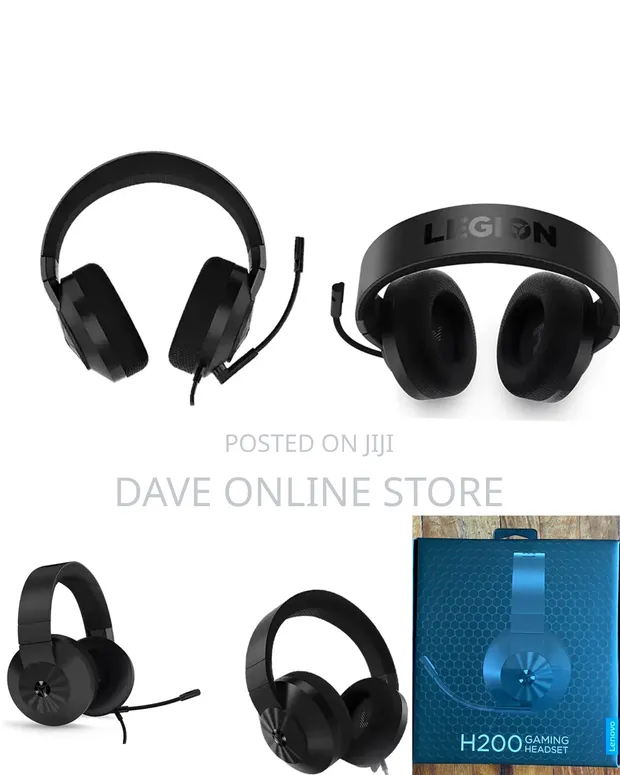 Lenovo Legion H200 Wired Gaming Headset - Black - 1
