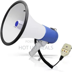 Professional 50W Handheld Megaphone with Mic & Siren