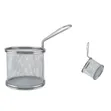 Professional Mini Stainless Steel Frying and Serving Basket (Set of 6) - 1