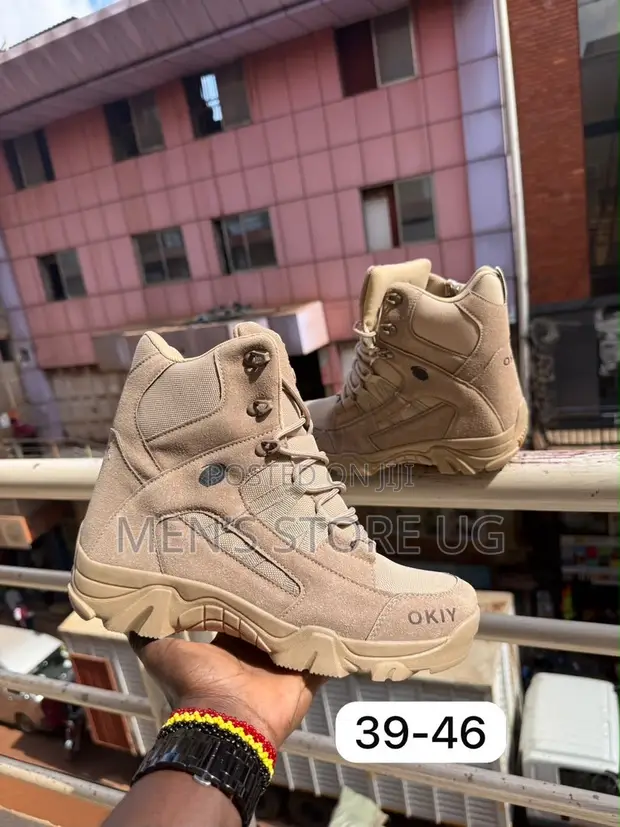 Okiy Tactical Combat Desert Adventure Boots - 1
