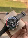 Omega Men's Watch - Genuine Leather Strap - 3