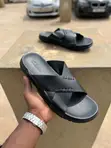 Clarks Premium Leather Rubber Sandals - 2