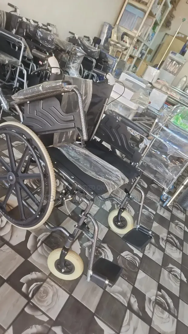 Wheelchair with Adjustable Armrest - 1