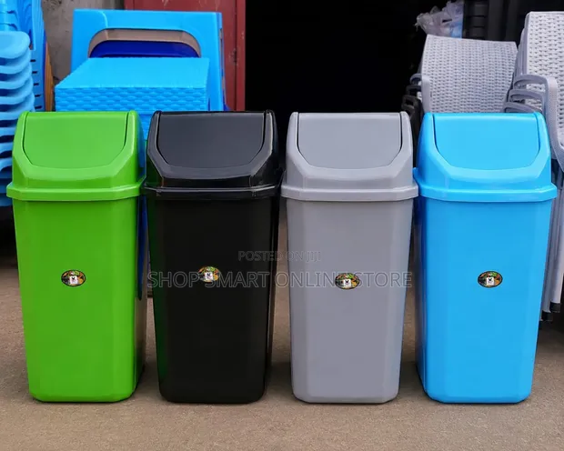 Plastic Dust Bins - Office, Home, Hotels, Vehicles - 1