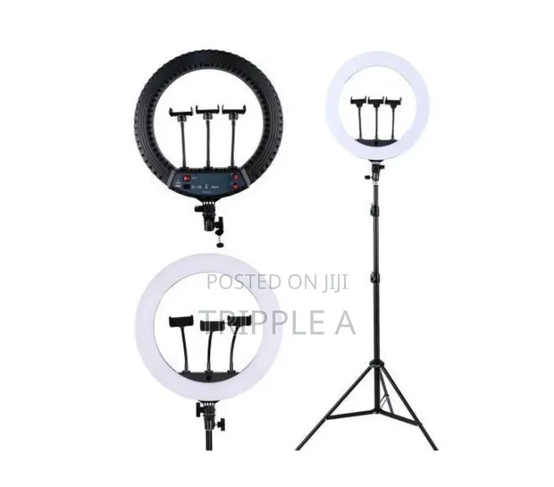 White 18-inch Ring Light Kit - 1