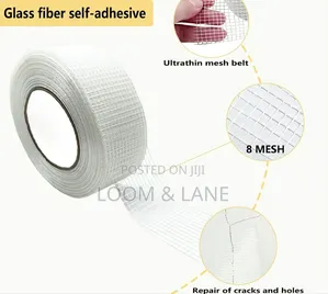 Self-Adhesive Fiberglass Mesh Tape (50mm x 45m)
