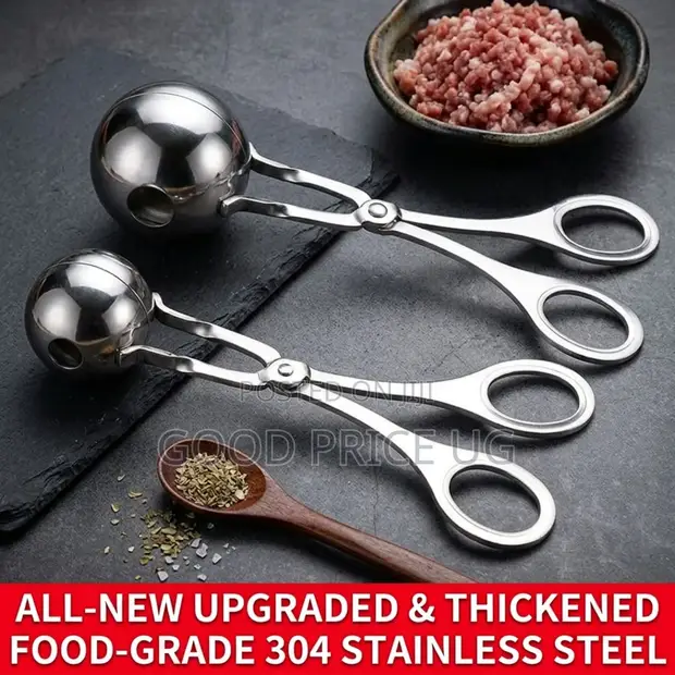Stainless Steel Meatball Maker Tongs - 1