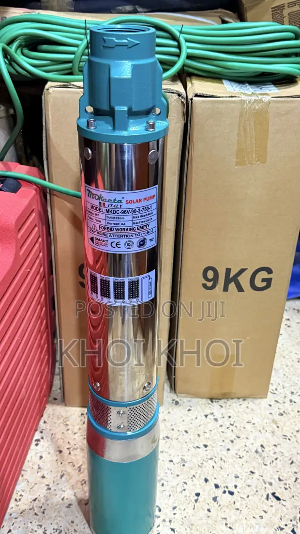 Solar Water Pump - 750W, 96V, 90m Head, 750m Distance - 1
