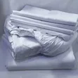 Royal Fitted Bedsheet Set - White & Royal Blue - 1