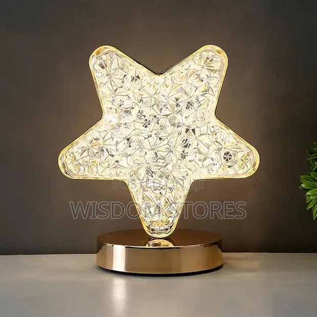 Rechargeable Star Crystal Table Lamp - 1