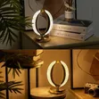 Touch Control 3-Way Dimmable Oval Crystal Table Lamp - 2