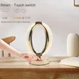 Touch Control 3-Way Dimmable Oval Crystal Table Lamp - 3