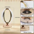 Touch Control 3-Way Dimmable Oval Crystal Table Lamp - 4