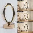 Touch Control 3-Way Dimmable Oval Crystal Table Lamp - 5