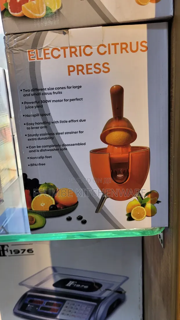 Lec Electric Citrus Press - Orange - 1