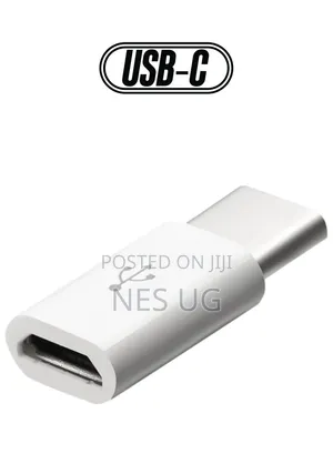 USB-C Male to Micro USB Adapter - White