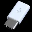USB-C Male to Micro USB Adapter - White - 3