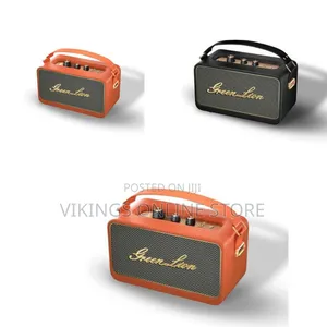 Portable Wireless Speaker - Retro Leather Look