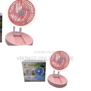 Multi-Functional Folding Table Lamp & Circulating Fan