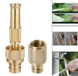 Solid Brass Adjustable High-Pressure Hose Nozzle - 1