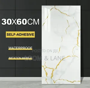 5pcs Marble Wallpaper PVC 3D Self-Adhesive Wall Sticker