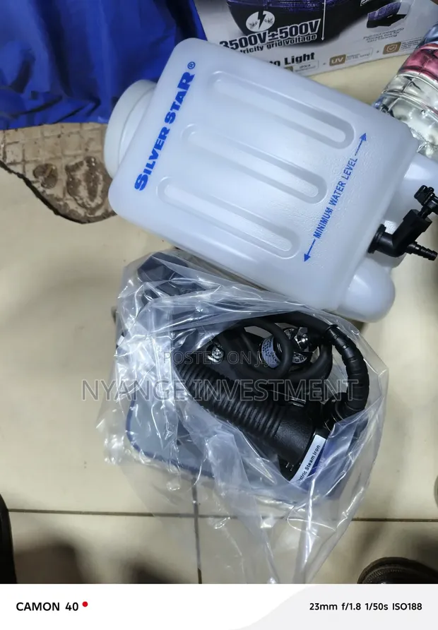 Silver Star Gravity Industrial Steam Iron - 1