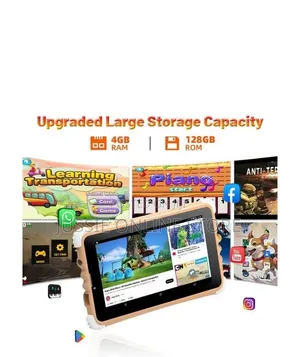 New 7-inch Kids Educational Tablet 128GB