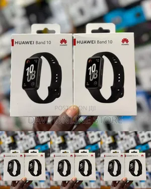 Black Huawei Band 10 Smart Fitness Band