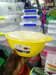 Brand New Plastic Microwave Dish - Yellow - 2