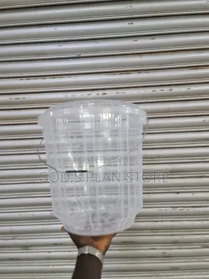 Brand New 20L Plastic Bucket with Metallic Handle