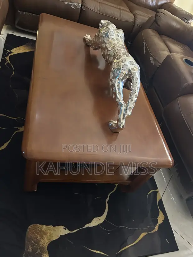 Strong Mahogany Centre Table with Side Drawers - 1