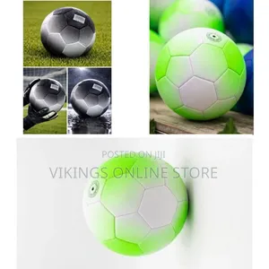 Neon Green and White Gradient Soccer Ball