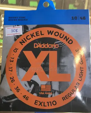 D'Addario Guitar Strings - Brand New Stock