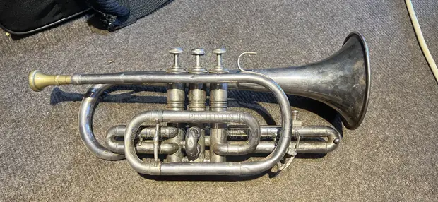 Used Cornet Trumpet - Silver Brass Band Music - 1