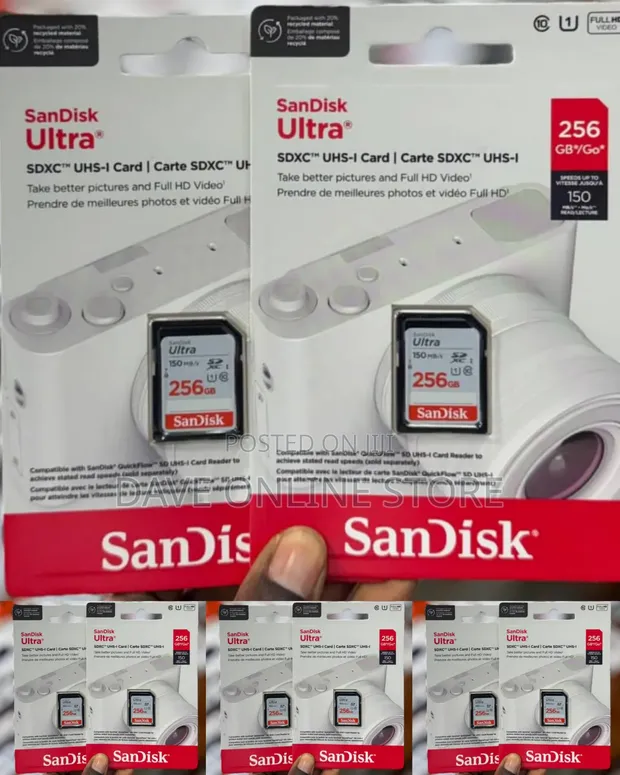 SanDisk Ultra 256GB SDXC UHS-I Memory Card - 1