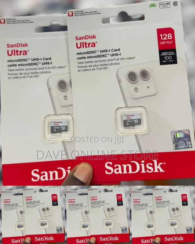 SanDisk Ultra 128GB microSDXC UHS-I Memory Card - 1