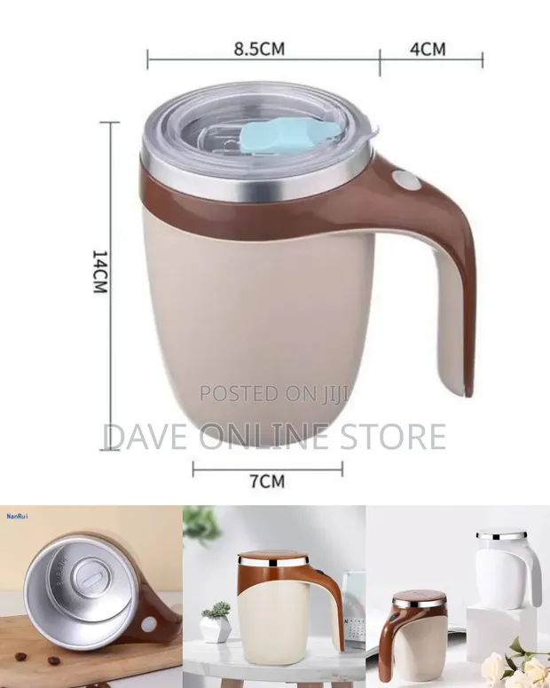 Automatic Self-Stirring Magnetic Mug - 1