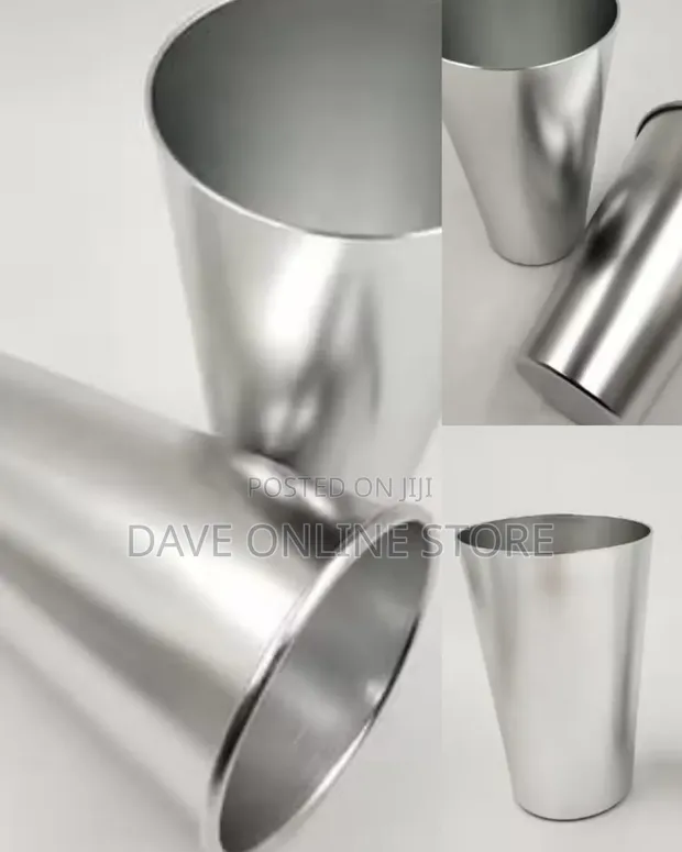 Minimalist Stainless Steel Pint Cup - 1